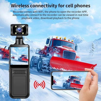 8K HD Handheld Pocket Camera Rotating Mini Portable Camera With Night Vision 3