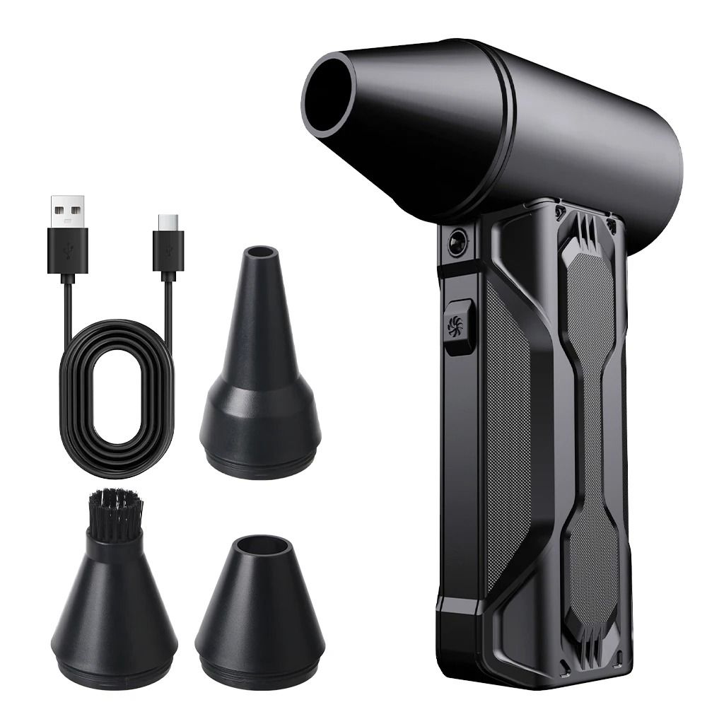 Type C Charging Turbo Jet Fan Portable Air Duster For Car Cleaning 11