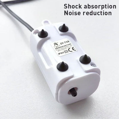 Silent Aquarium Air Pump For Fish Tank Oxygenation 3