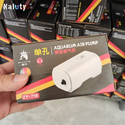 Silent Aquarium Air Pump For Fish Tank Oxygenation 5