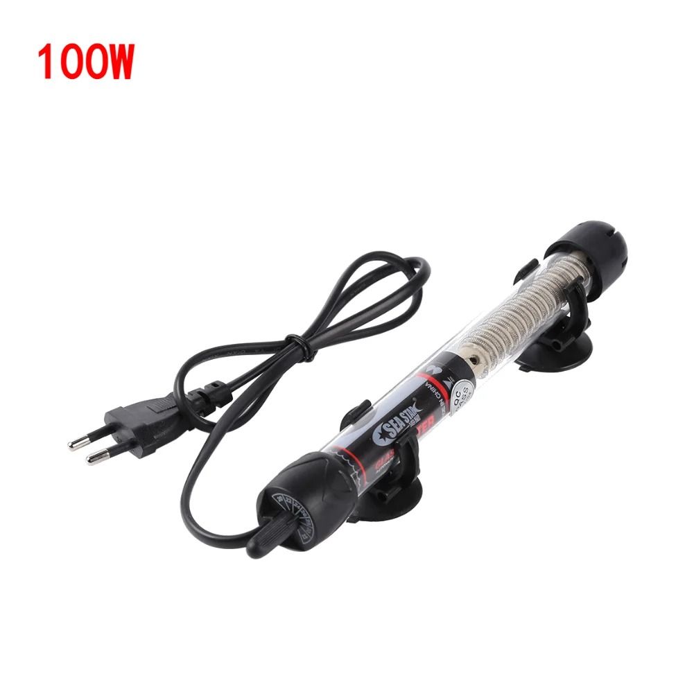 Aquarium Fish Tank Heater Adjustable Thermostat Rod 25W300W 6