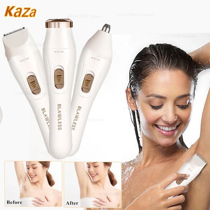 Electric Shaver for Women Portable Painless Body and Bikini Trimmer
