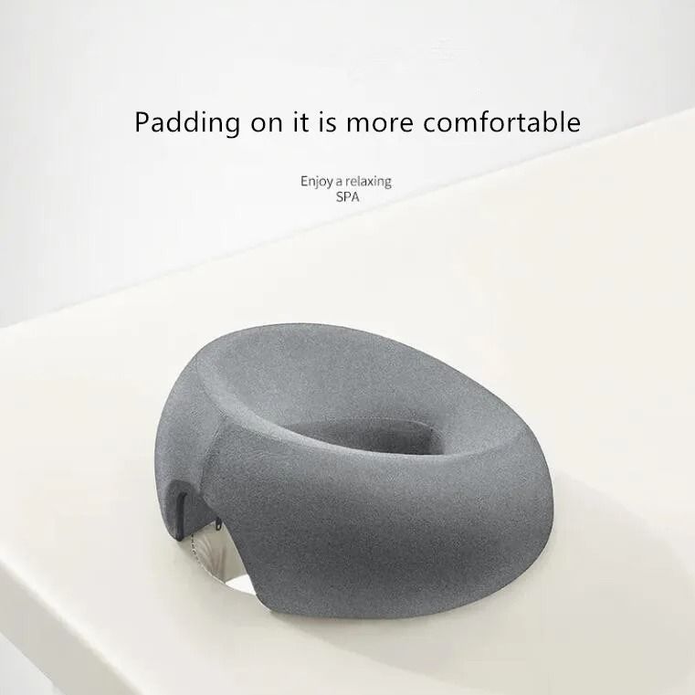 Ergonomic Memory Foam Lying Down Pillow For Face And Head Support 4