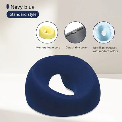 Ergonomic Memory Foam Lying Down Pillow For Face And Head Support 7
