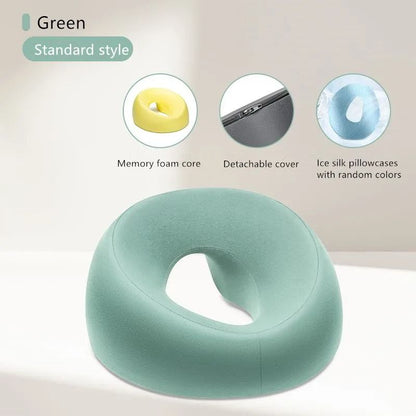 Ergonomic Memory Foam Lying Down Pillow For Face And Head Support 8