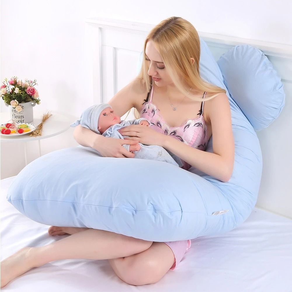 Pregnancy Pillow With Waist And Nursing Support For Sleeping And Breastfeeding 5
