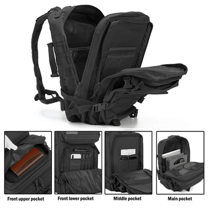 45L Tactical Backpack Molle Military Assault Pack For Hiking Camping And Travel 1