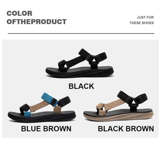 Mens Outdoor Sandals Arch Support Yoga Mat Insole Anti Slip Beach Shoes 1