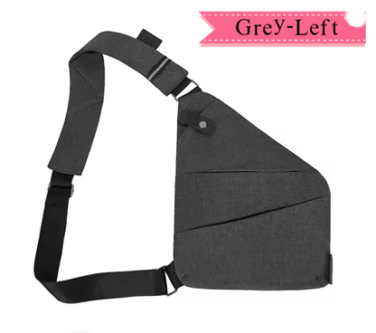 Mens Crossbody Chest Bag Waterproof Anti Theft Shoulder Messenger Pack 1