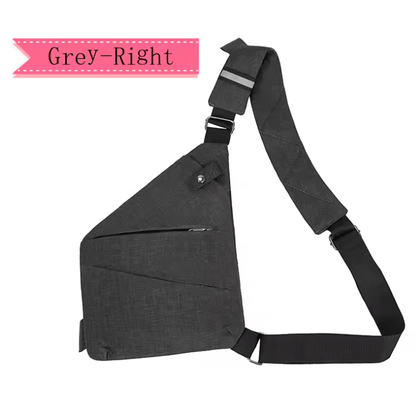 Mens Crossbody Chest Bag Waterproof Anti Theft Shoulder Messenger Pack 2