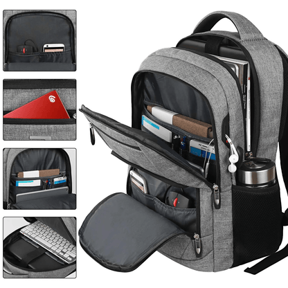 Mens Travel Backpack Waterproof Laptop and Camera Bag with Large Capacity