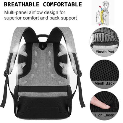 Mens Travel Backpack Waterproof Laptop And Camera Bag With Large Capacity 1