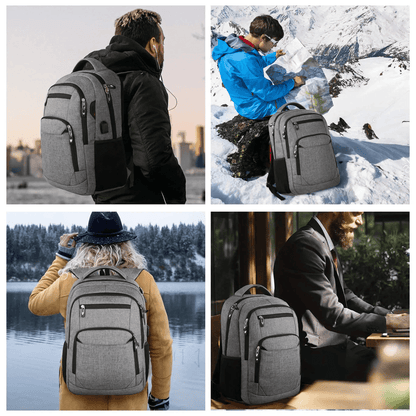 Mens Travel Backpack Waterproof Laptop And Camera Bag With Large Capacity 2