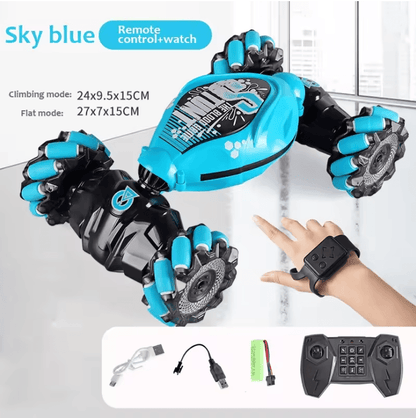 4WD RC Drift Car With LED Lights Music Spray And Gesture Remote Control 3