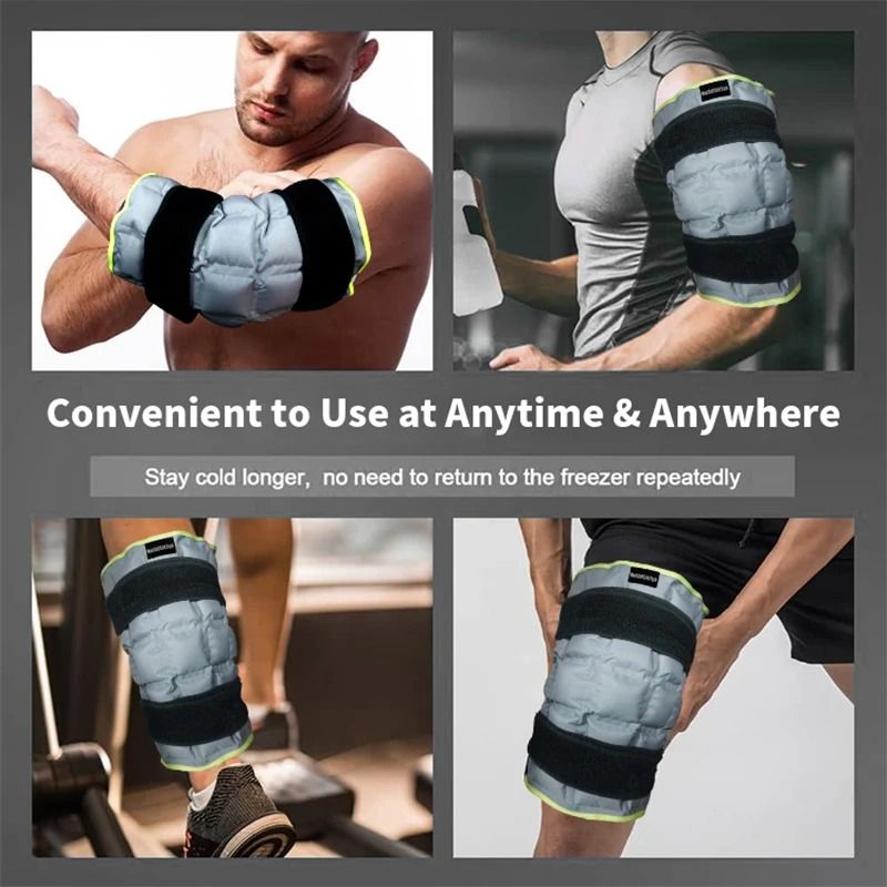 Self Absorbent Hot And Cold Compress Knee Pad For Pain Relief 4