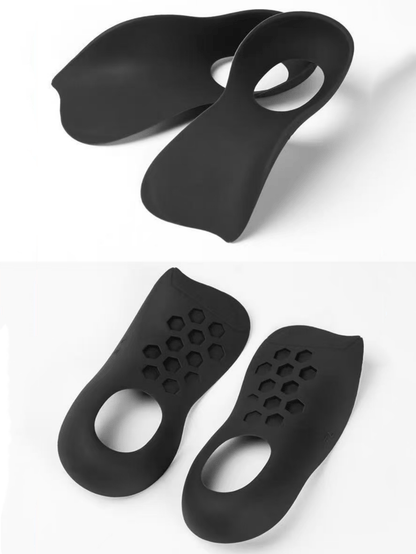 Unisex Arch Support Shoe Inserts, Orthotic Insoles for Plantar Fasciitis, Flat Feet & O-Shaped Legs