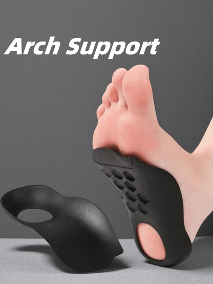 Unisex Arch Support Shoe Inserts, Orthotic Insoles for Plantar Fasciitis, Flat Feet & O-Shaped Legs