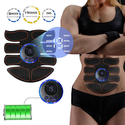 EMS Wireless Muscle Stimulator 8 Modes Fitness Trainer ABS Abdominal Electric Weight Loss Body Slim 1