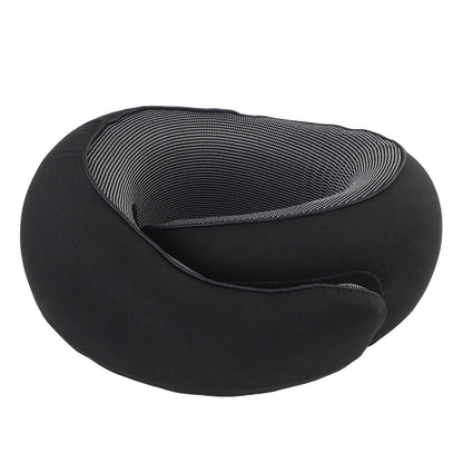 Travel Neck Pillow Memory Foam, Soft U-shaped Snail Pillow, Portable Neck Support for Nap & Noon Break Sleep