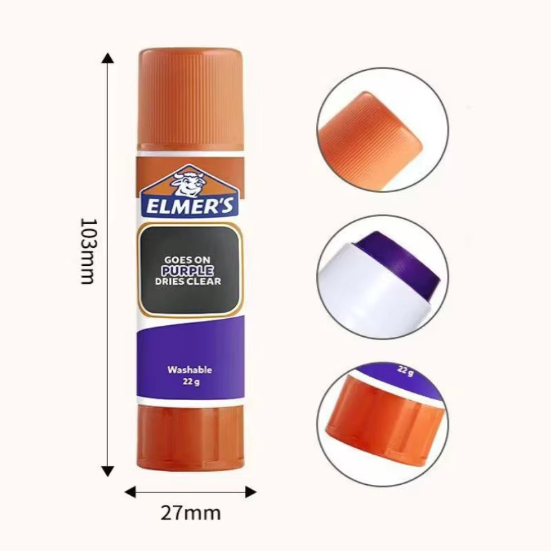 Color-Changing Washable Solid Transparent Glue Stick, DIY Handcraft Eyebrow Shaping Office Study Stationery Supplies