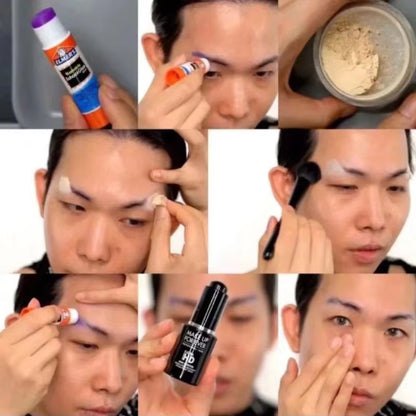 Color-Changing Washable Solid Transparent Glue Stick, DIY Handcraft Eyebrow Shaping Office Study Stationery Supplies