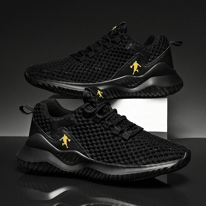 White Fashion Gym Casual Lightweight Walking Shoes, High Quality Breathable Mesh Sneakers, Plus Size Couple Footwear