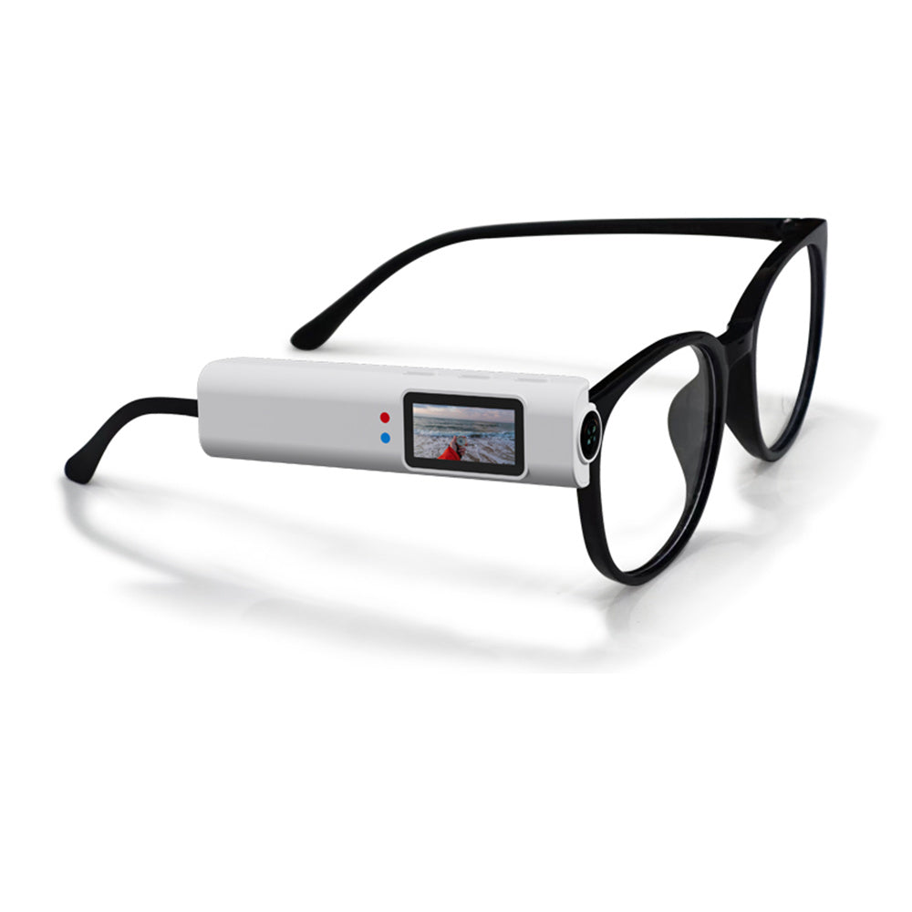 2.7K Ultra HD Glasses Camera,Wireless FPV Recording Camera with WiFi APP Control,Perfect for Vlogging,Sports,and Meeting