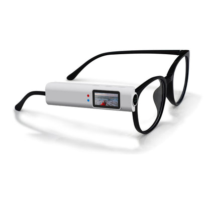 2.7K Ultra HD Glasses Camera,Wireless FPV Recording Camera with WiFi APP Control,Perfect for Vlogging,Sports,and Meeting