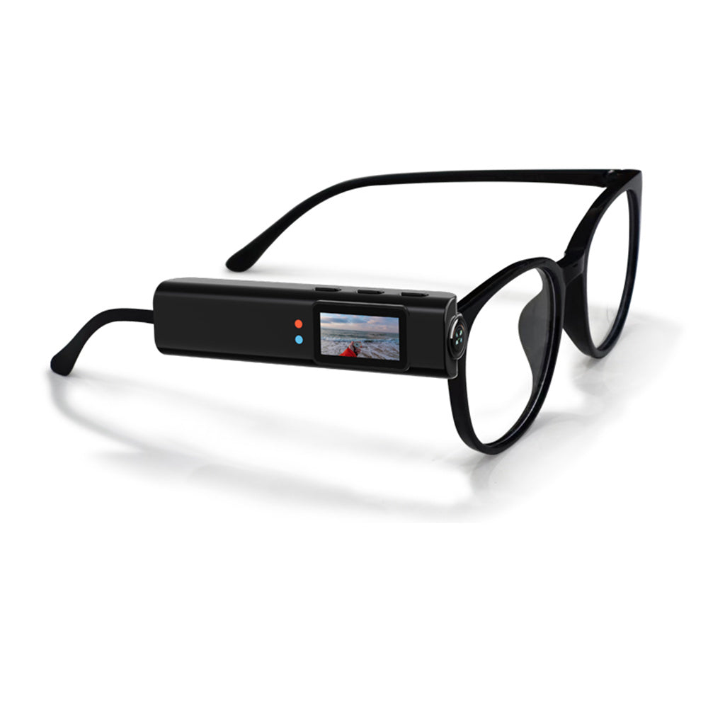 2.7K Ultra HD Glasses Camera,Wireless FPV Recording Camera with WiFi APP Control,Perfect for Vlogging,Sports,and Meeting