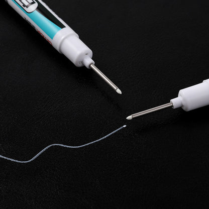 White Marker Waterproof Oily Fine Tip Pen Non Fading Glass Tire Greeting Card Courier Highlighter 3