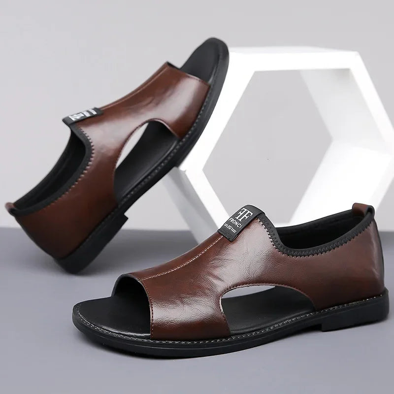 Men Flat Sandals, Sandals for Men Brand, Outdoor Casual Shoes, Fashion Slippers, Comfortable Beach Shoes, High Quality