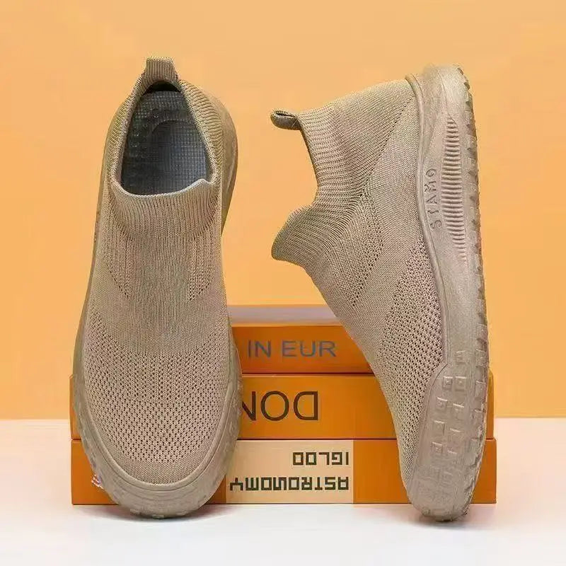 Mens Casual Sneakers Comfortable Socks Walking Shoes Lightweight Spring Mens Casual Shoes Breathabl 4