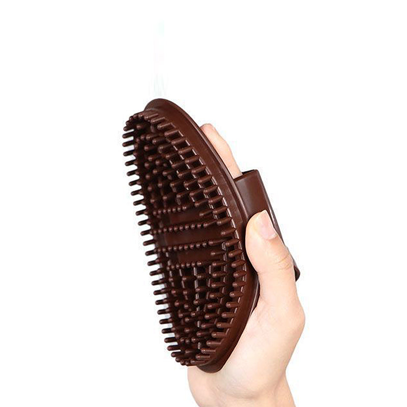 Set Of 2 Brown Massage Brushes Body Meridian Weight Loss Brush Home Salon Beauty Care 4