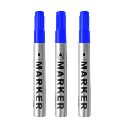 Permanent Art Marker Pen Fine Point Waterproof Ink ThinCrude Color Marker Pens Black Blue Red Ink 2 4