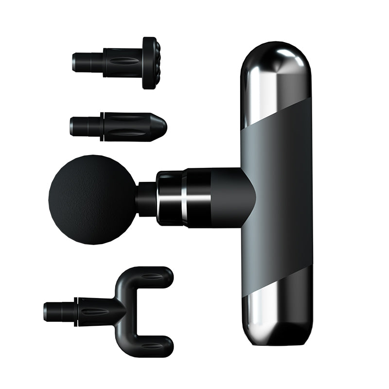 Portable Fascia Gun Rechargeable with 4 Massage Heads, Meets Massage Needs of Different Body Parts