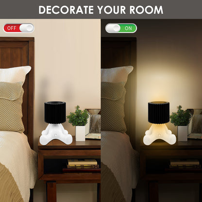 Creative Shy Boy Table Lamp,Naughty Boy Night Light for Bedside, Desk Decor, Children's Room with Soft Warm Light