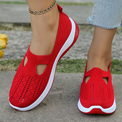 Casual Sneakers For Women Summer Shoes Simple Solid Flats Four Seasons General Wear Lightweight Com 8