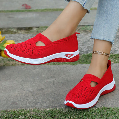 Casual Sneakers For Women Summer Shoes Simple Solid Flats Four Seasons General Wear Lightweight Com 11