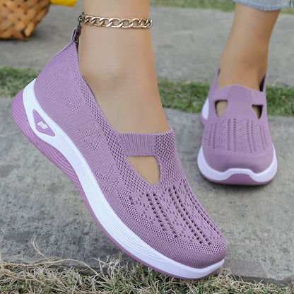 Casual Sneakers For Women Summer Shoes Simple Solid Flats Four Seasons General Wear Lightweight Com 1