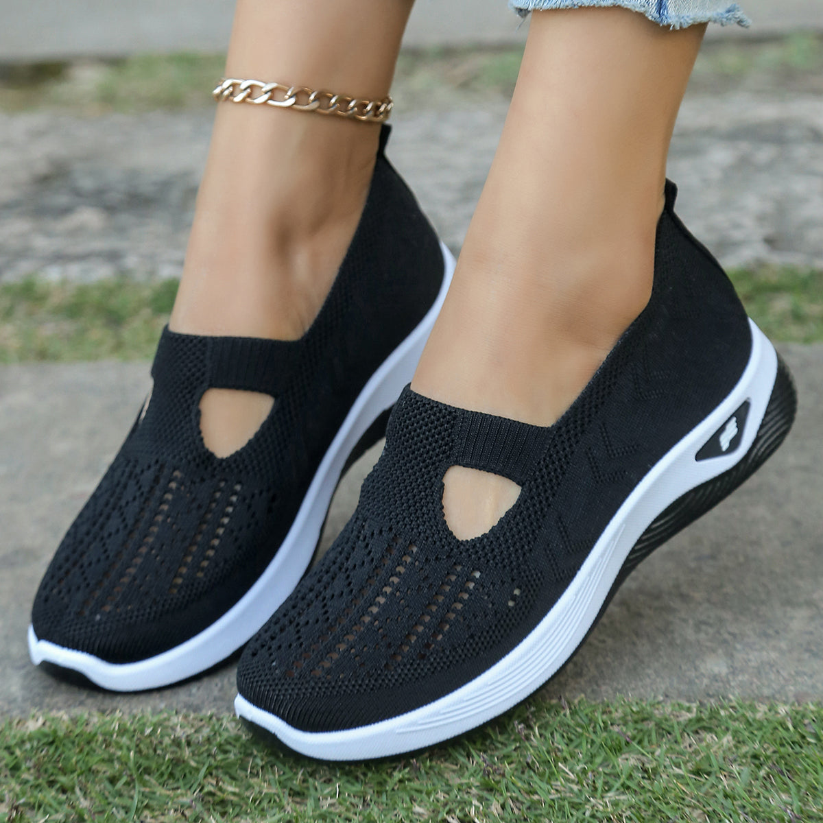 Casual Sneakers For Women Summer Shoes Simple Solid Flats Four Seasons General Wear Lightweight Com 12