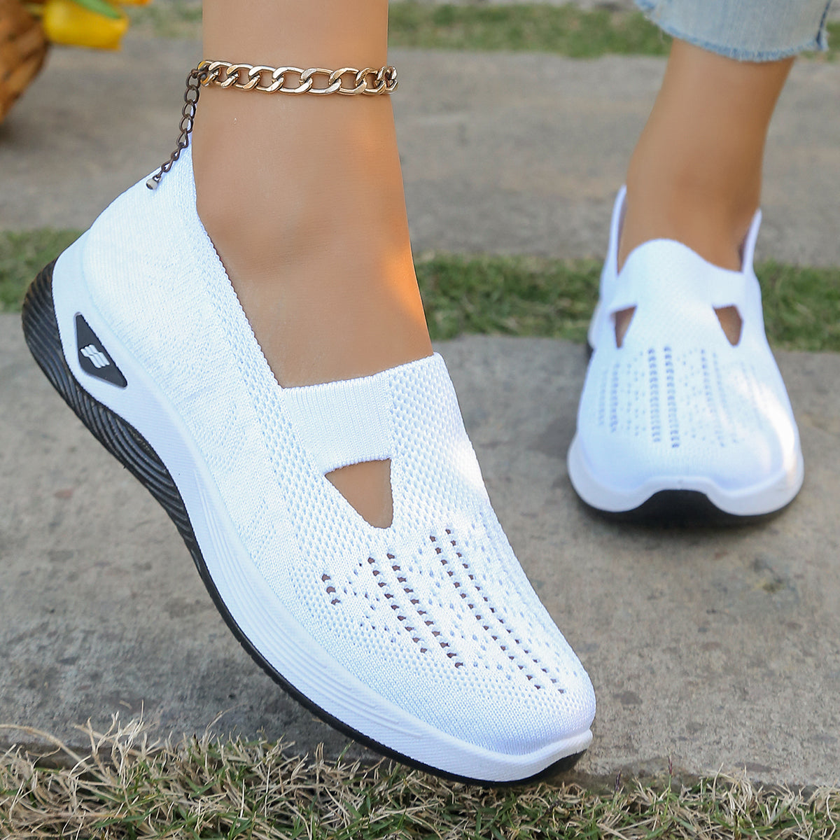Casual Sneakers For Women Summer Shoes Simple Solid Flats Four Seasons General Wear Lightweight Com 2