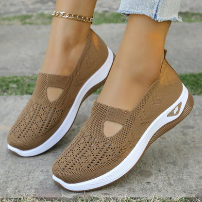 Casual Sneakers For Women Summer Shoes Simple Solid Flats Four Seasons General Wear Lightweight Com 4