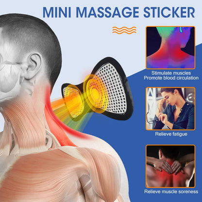 EMS Muscle Massage, Electric Neck Massager, Low Frequency Stimulator, Back Cervical Calf Patches, Joint Pain Mini Device