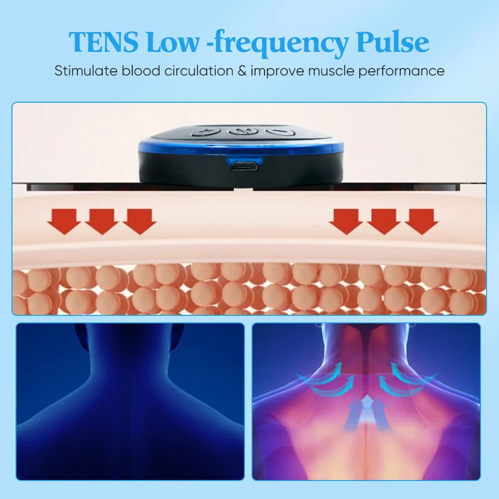 EMS Muscle Massage, Electric Neck Massager, Low Frequency Stimulator, Back Cervical Calf Patches, Joint Pain Mini Device