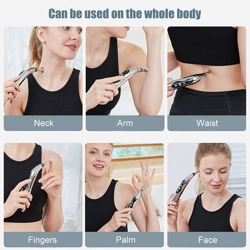 Electric Meridian Pulse Therapy Massage Pen For Pain Relief 3