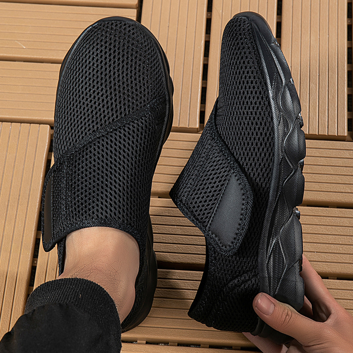 Orthopedic Walking Shoes for Wide Feet, New Casual Diabetic Shoes, Swollen Foot Relief, Thumb Eversion Adjusting
