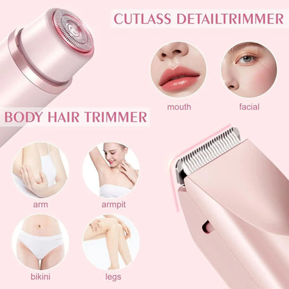 Electric Razor For Women Painless Facial And Body Hair Remover 6