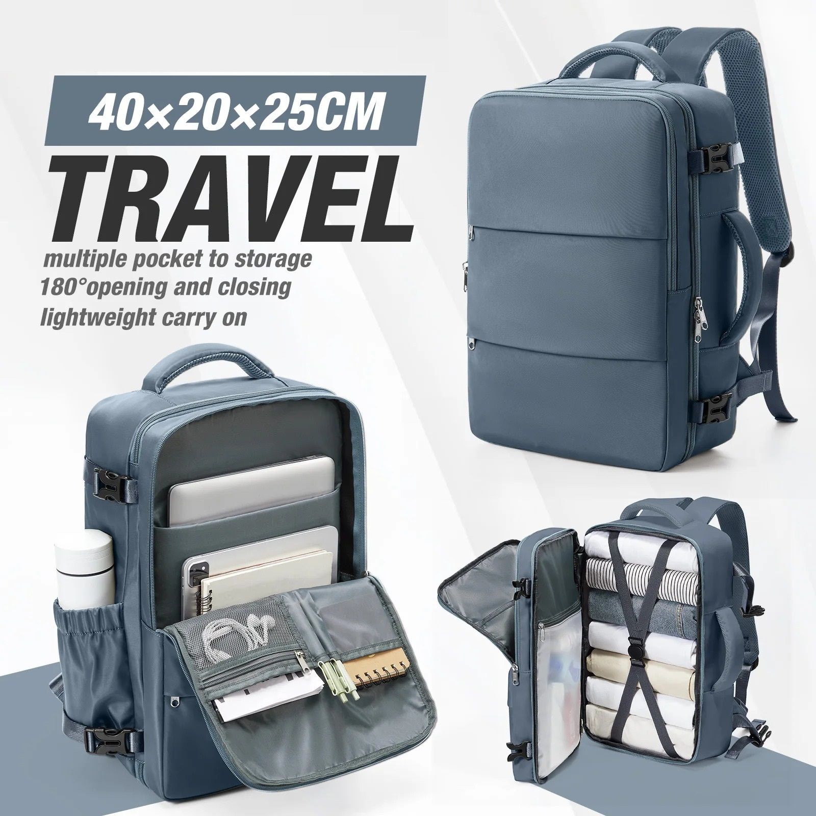 Travel Business Laptop Backpack With Cabin Approved Size For Men And Women 10