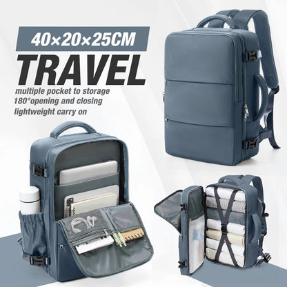 Travel Business Laptop Backpack With Cabin Approved Size For Men And Women 10