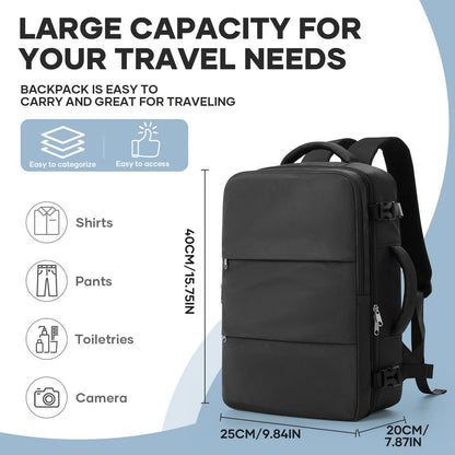 Travel Business Laptop Backpack With Cabin Approved Size For Men And Women 3